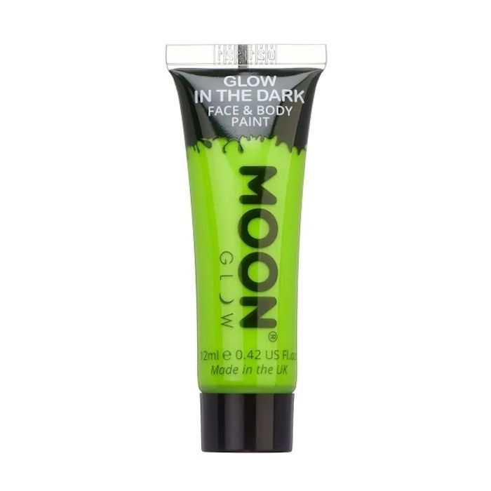 Självlysande Ansikts- Och Kropplack Grön 12 ml Moon Creations