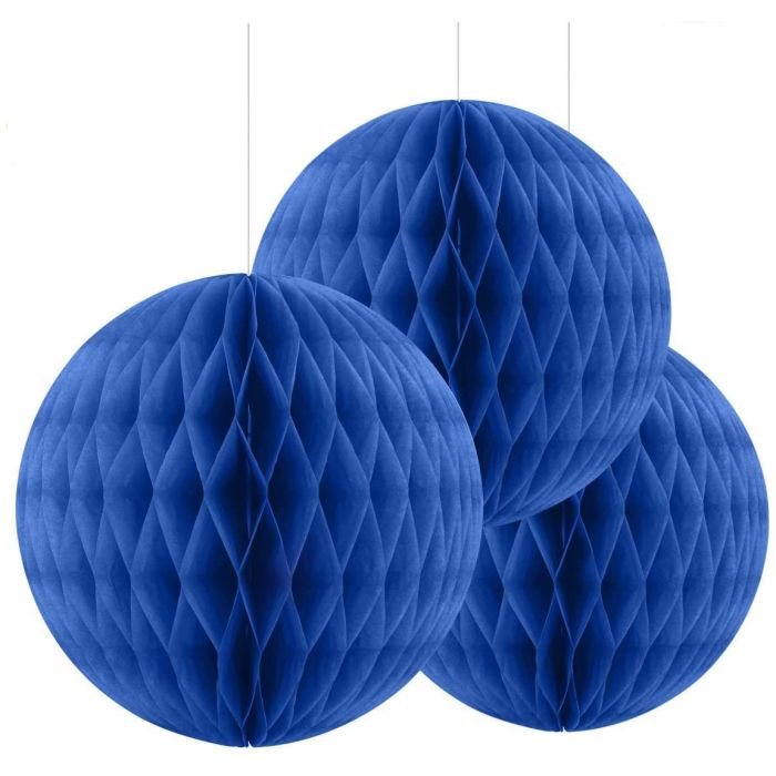 Blå Honeycomb 10 cm 