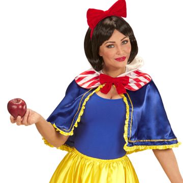 Snövit hårband och kappa – onesize