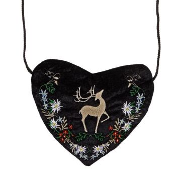 Oktoberfest väska hjärta m. älg - onesize