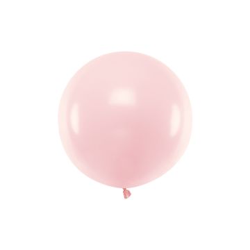 Pastell ljusrosa ballong - Ø60 cm