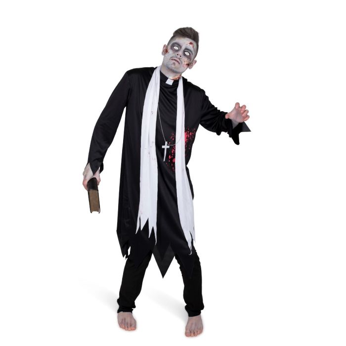 Zombiepräst kostym