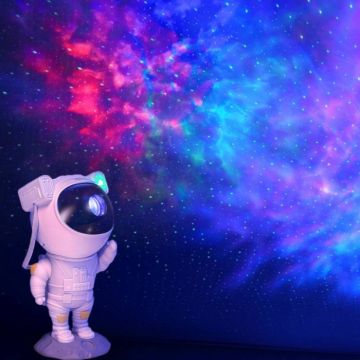 Astronaut stjärnhimmel lampa