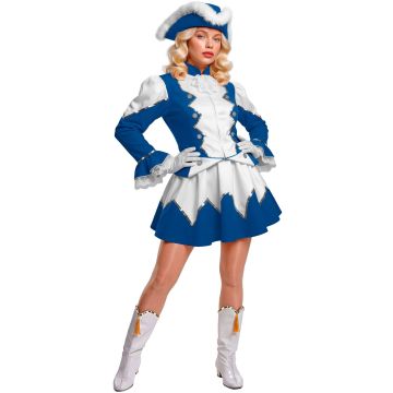 Majorette-kostym med jacka och hatt