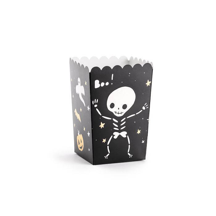 Halloween popcorn bägare 6x