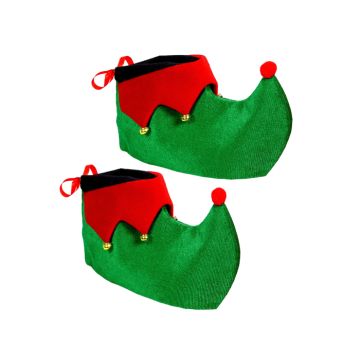 Gröna elfskor med klockor