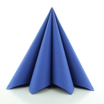 Lyxservetter marinblå 12x - 40x40 cm