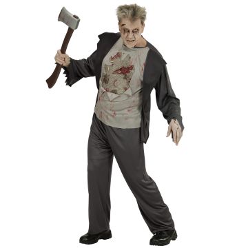 Zombie kostym för herrar - 2 delar