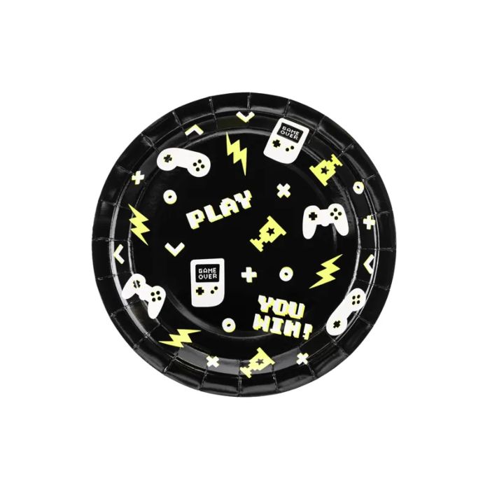 Pappfat med gamepad motiv 6x - 23x23 cm