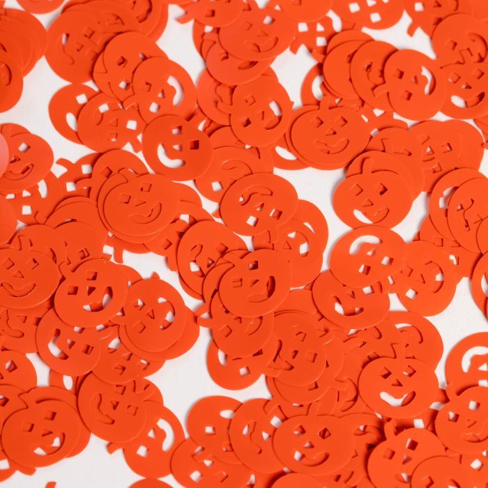 Orange pumpa bordskonfetti - 14 g