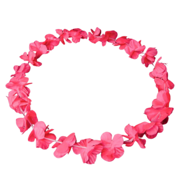 Hawaii krans neonsmycke rosa uv