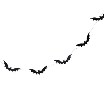 Halloween fladdermus LED ljusslinga - 2 m