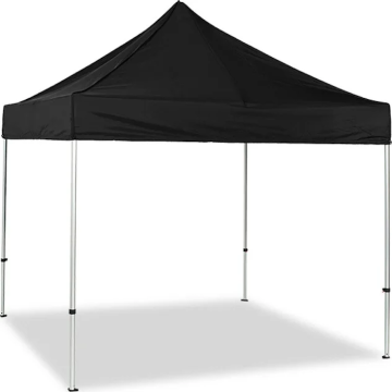 Utomhus stark paviljong 3x3 m svart - 19,5 kg 