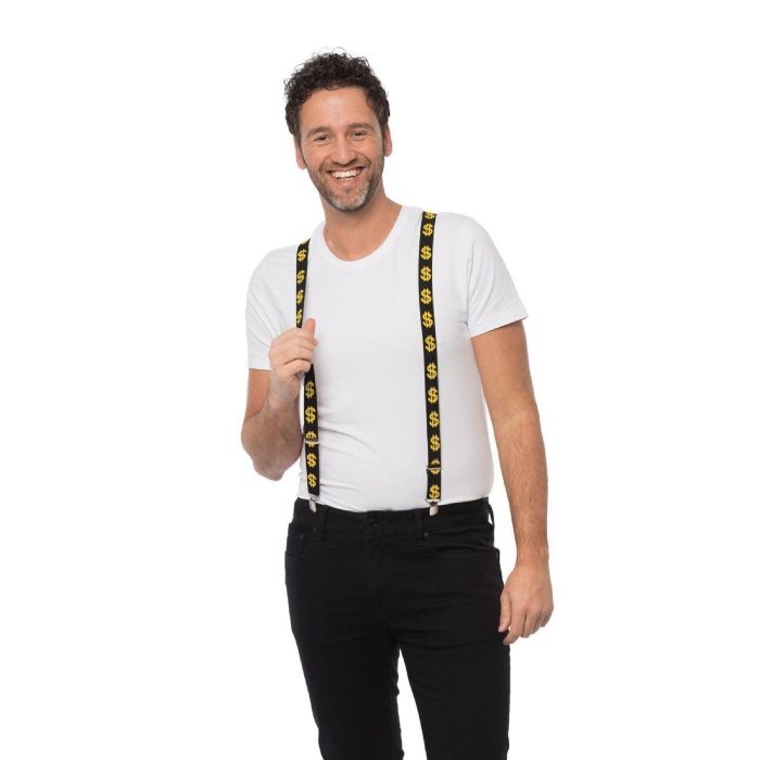 Hängslen med dollarmotiv one-size unisex