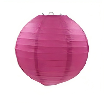 Lila papperslampa 40 cm