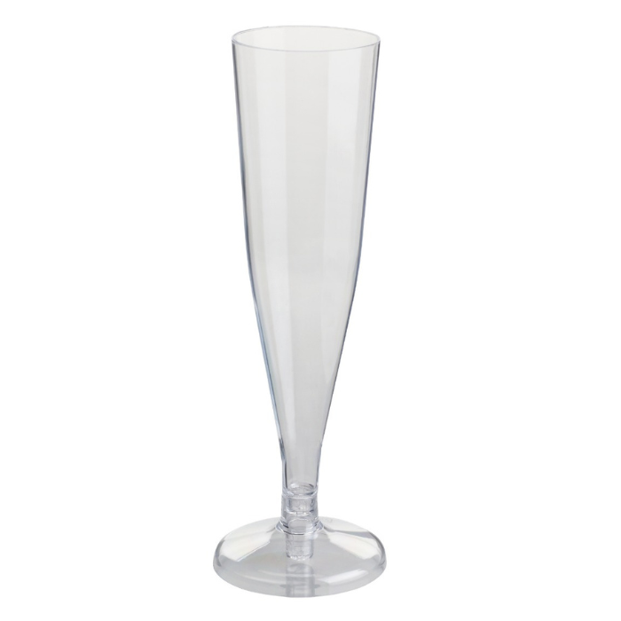 150 ml champagneglas 8x plast transparent 