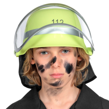 Grön brandmannahat för barn