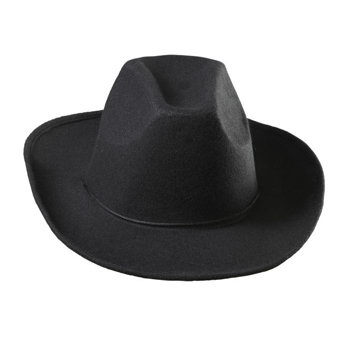 Western Cowboy Hat Svart