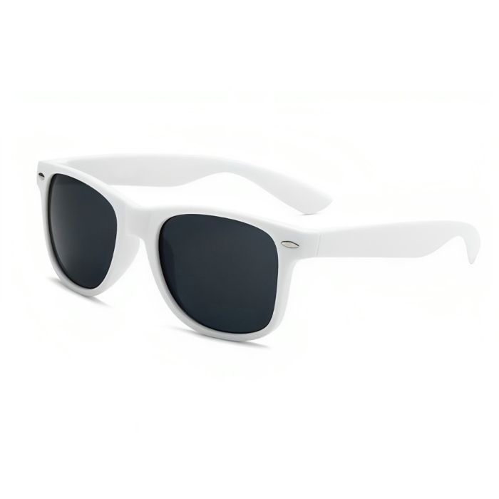 Solglasögon wayfarer vit - onesize