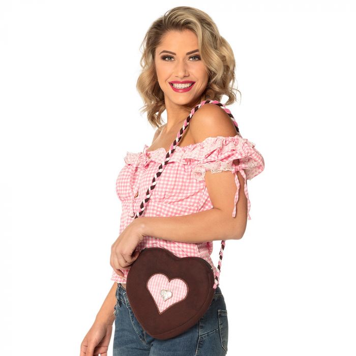 Oktoberfest handväska hjärtformad