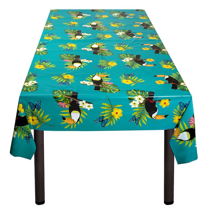 Tropisk tukan duk - 130x180 cm