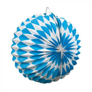 Oktoberfest rund papperslykta - 25 cm