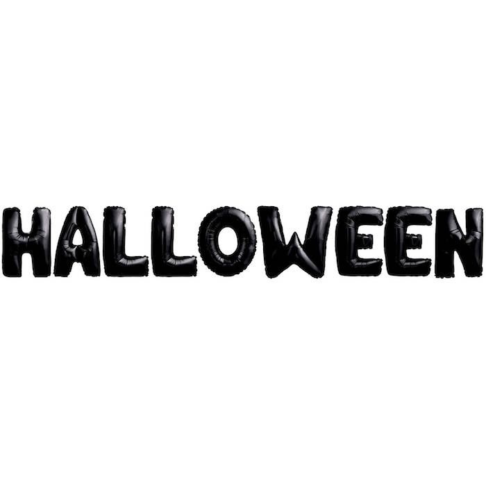 Halloween folieballonger svart - 40 cm 