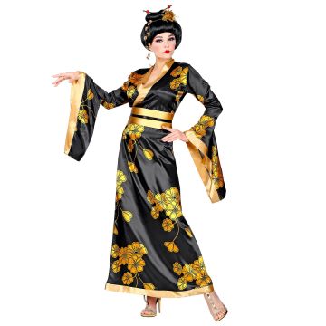 Elegant geishakostym för damer