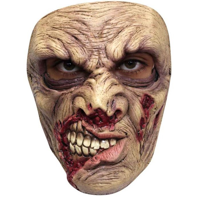 Fruktansvärd halloween zombie-mask