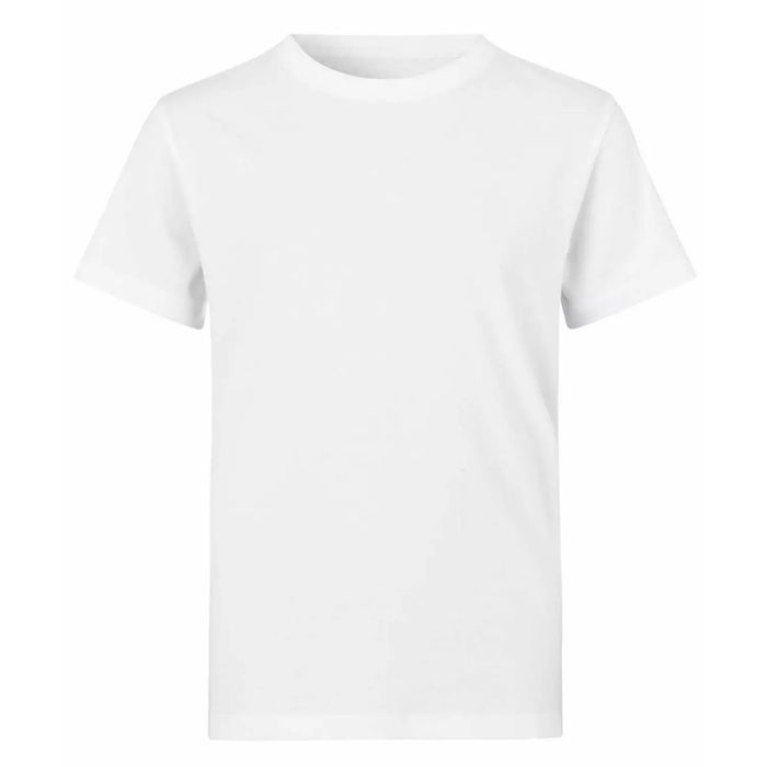 Vit t-shirt bas - Unisex