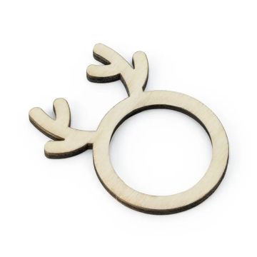 Renhjort Servettringar 6x