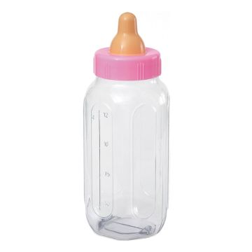 Sutteflaska till babyshower Rosa