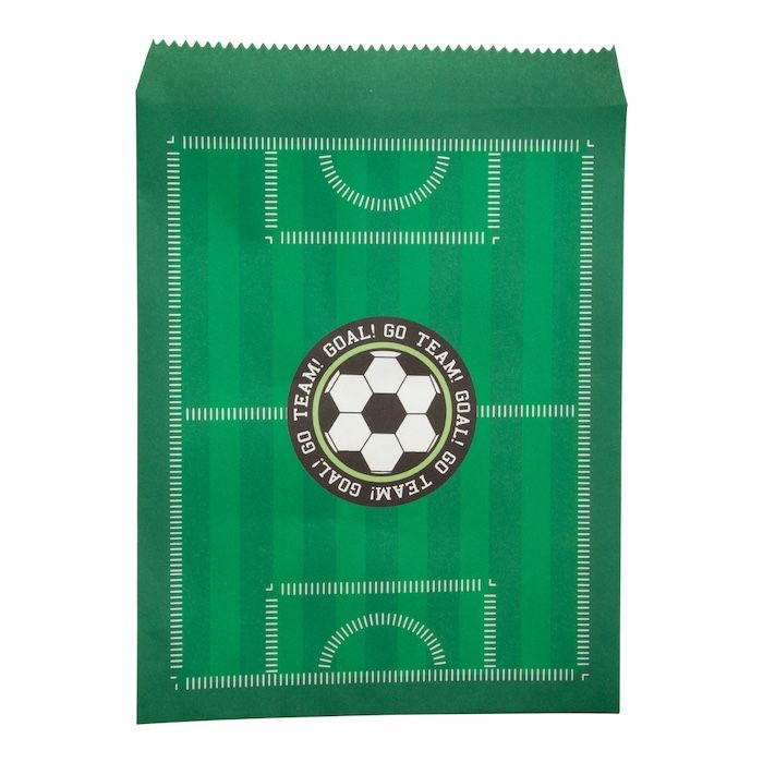 Fotbollsbanegodispåsar 8x - 16x20 cm 
