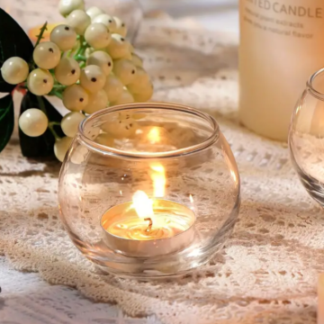 Värmeljushållare klar - 7x6 cm