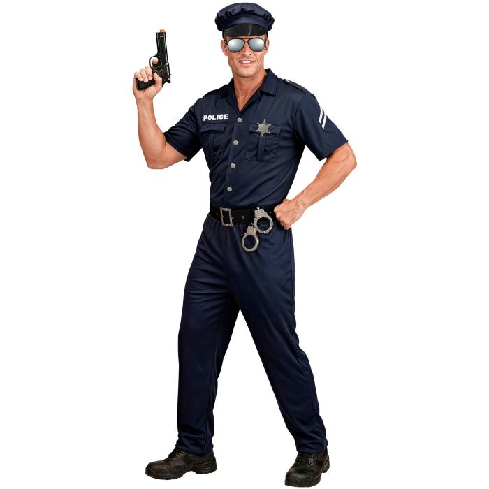 Polis kostym i heldräkt