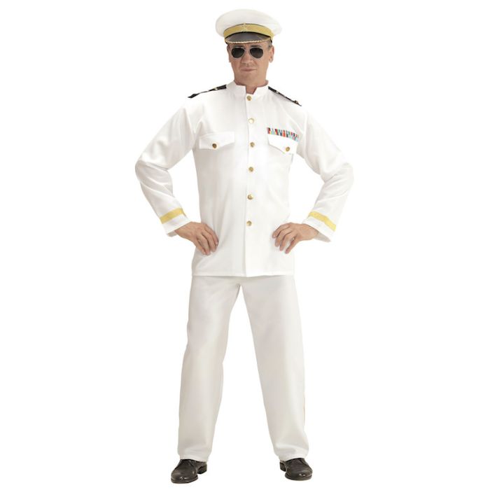 Sjökapten kostym för män - 3 delar 
