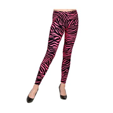 Neonrosa 80-tals leggings för kvinnor