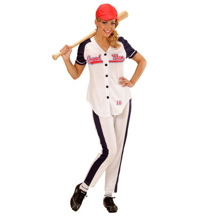 Baseball kostym kvinna - 3 delar