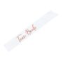Vitt Team Bride Band med Rose Gold Skrift - 75 cm