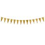 Guld Girlang med Flaggor - 2,15 meter