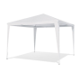Utomhuspaviljong vit 3x3 m
