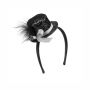 Mini Glitter Hög Hatt-Svart