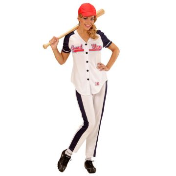 Baseball kostym kvinna - 3 delar