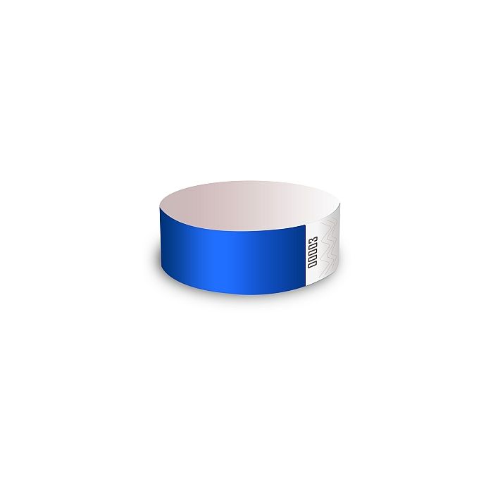 100x accessarmband utan tryck - Blå