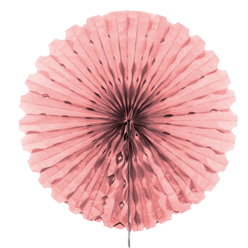 Rosa honeycomb-vifta - 45 cm