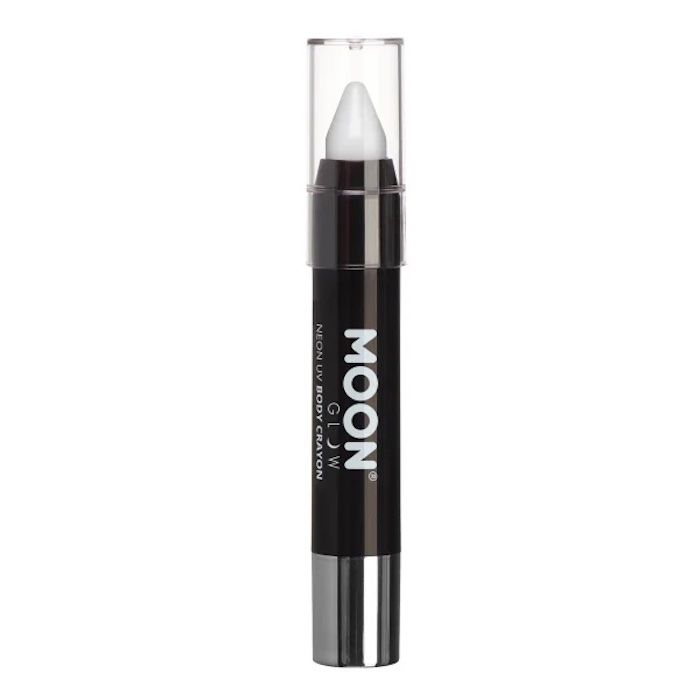 Neon UV Kroppsstift Vit 3,2 g Moon Creations