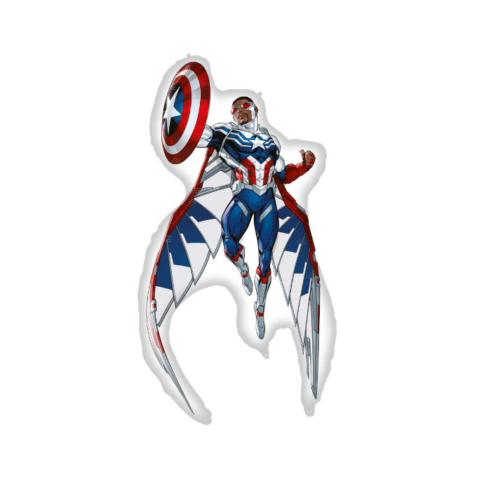 Captain America folieballong 93x62 cm