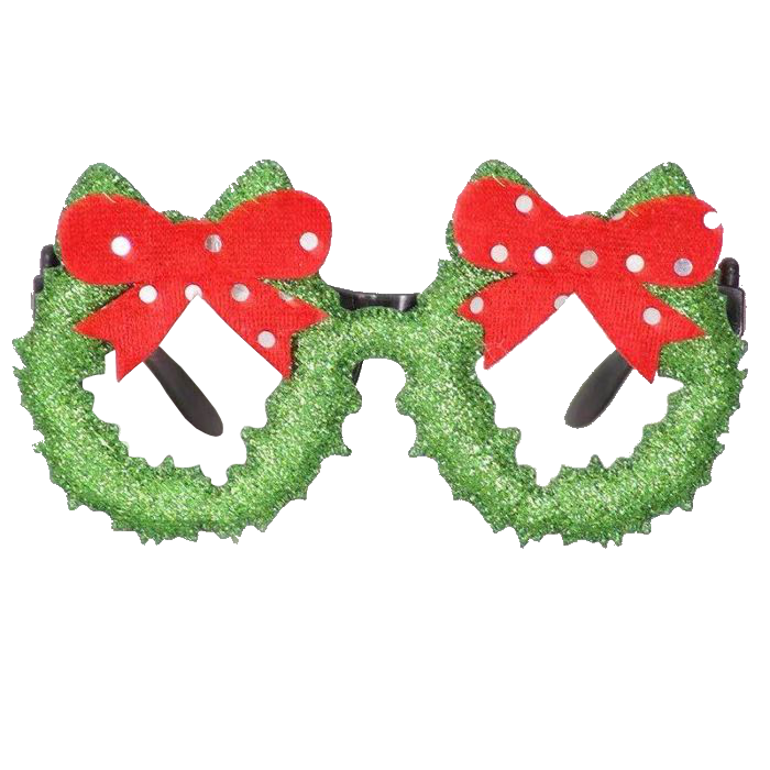 Julglas med Julkrans