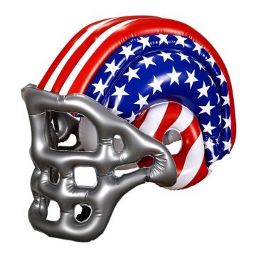 Uppblåsbar Amerikansk Fotbollshjälm i Stars & Stripes