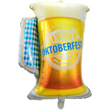 Oktoberfest ölkrus Folieballong - 60x80 cm